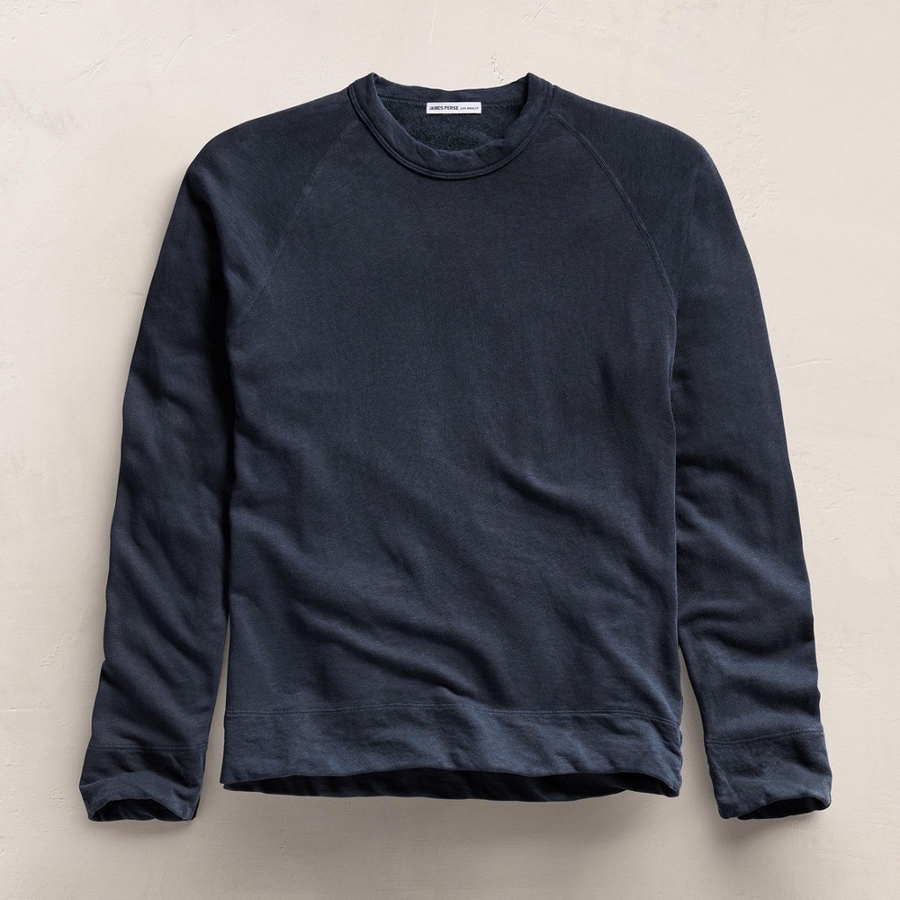 James Perse French Terry Sweatshirt Deep Pigment